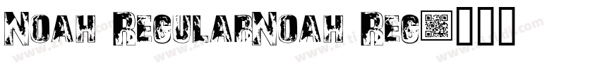 Noah RegularNoah Reg字体转换